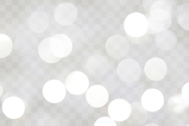 PSD png soft white bokeh light background