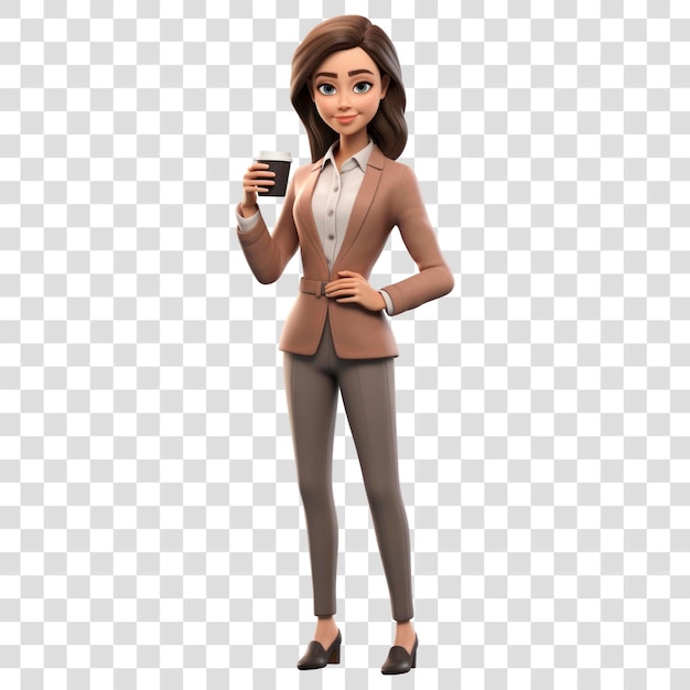 PNG Standing cartoon adult woman AI generated Image by rawpixel