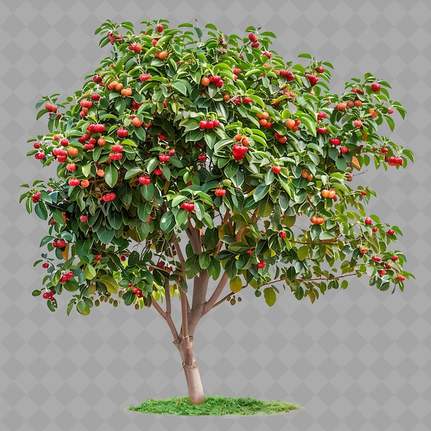 Png Surinam Cherry Tree With Round Dense Canopy Small to Medium Isolated Imagery Tree