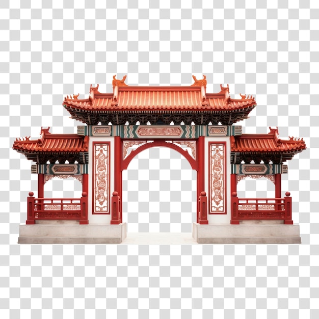 PNG Traditional Chinese architectural gate