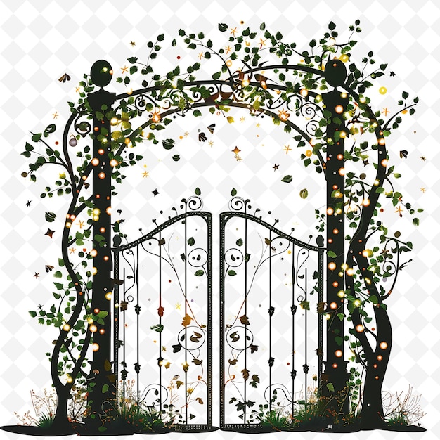 Png Tree Gate With Enchanted Forest Wedding Decorations the Gate Creative Abstract Art Designs