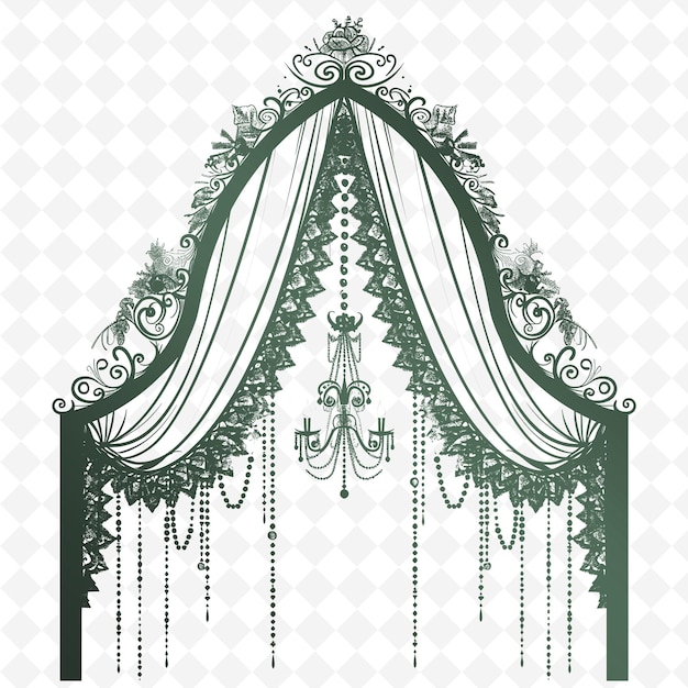 Png Triangular Gate With Vintage Wedding Decorations Gate Is Dec Creative Abstract Art Designs