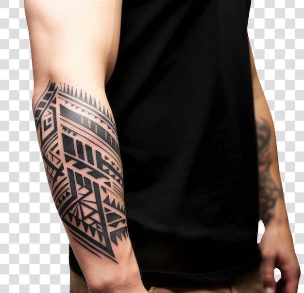 PNG Tribal tattoo skin arm