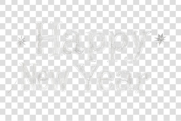 PSD png typography holiday happy text