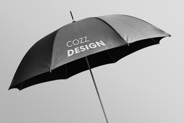 Png umbrella mockup on transparent background