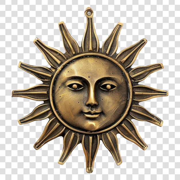 PNG Whimsigoth brass sun symbol accessories accessory jewelry