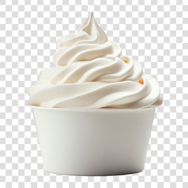 PNG Whipped cream dessert white food