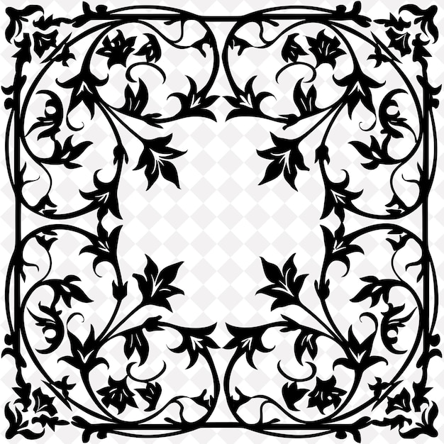 Png Wrought Iron With Fleur De Lis Borderlines Design Enhanced W Creative Nature Design Art