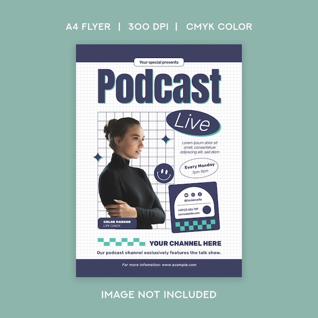 PSD podcast live flyer