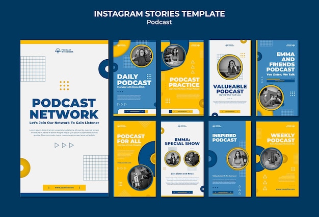 Podcast network instagram stories