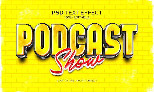 PODCAST SHOW TEXT EFFECT