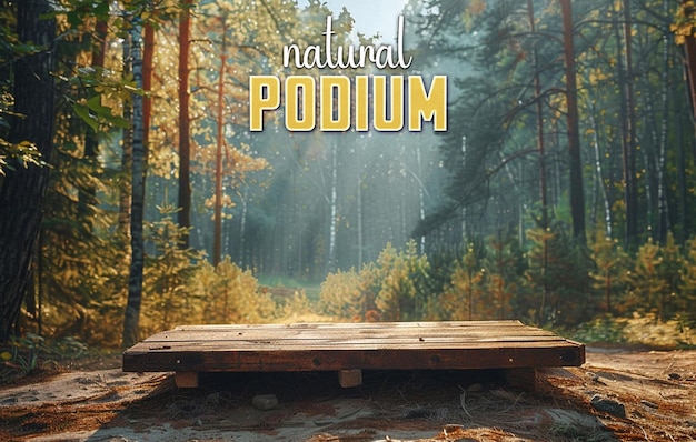 PSD podium mockup background for product display