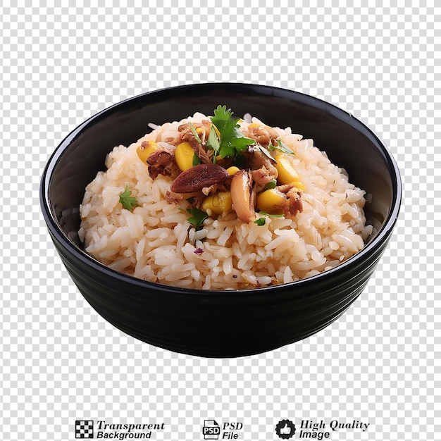 Poha isolated on transparent background