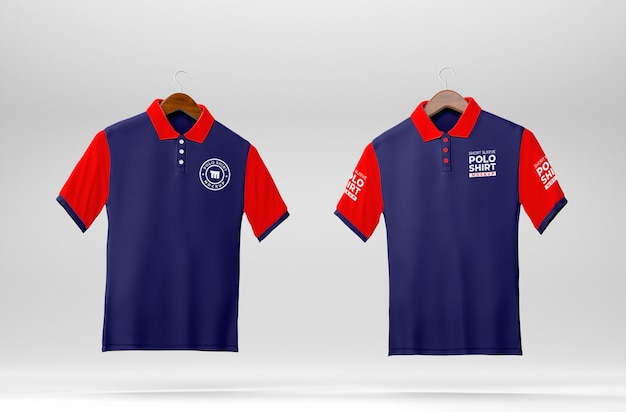 Polo shirt mockup design