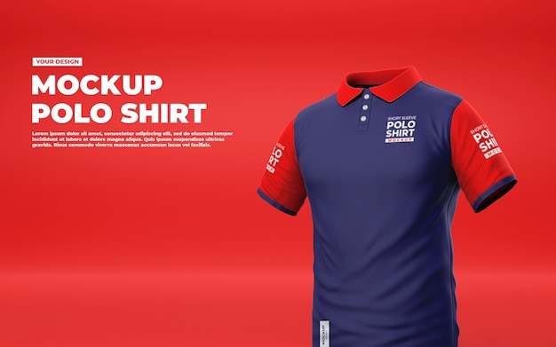 Polo shirt mockup design