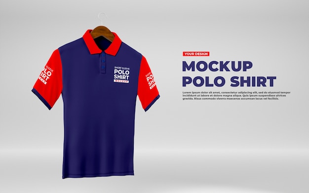 Polo shirt mockup design