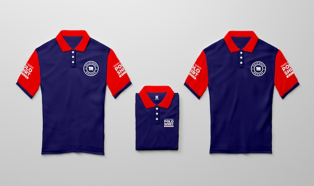 Polo shirt mockup design