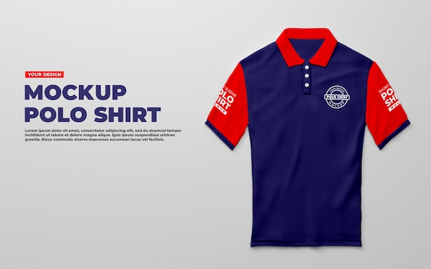 Polo shirt mockup design