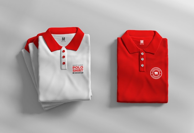 Polo shirt mockup design