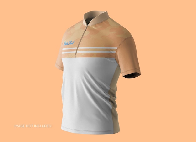 Polo T-Shirt Collar Mandarin Mockup