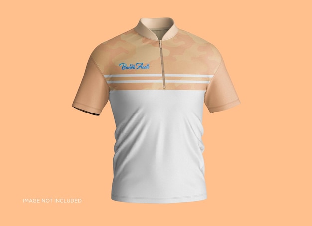 Polo T-Shirt Collar Mandarin Mockup