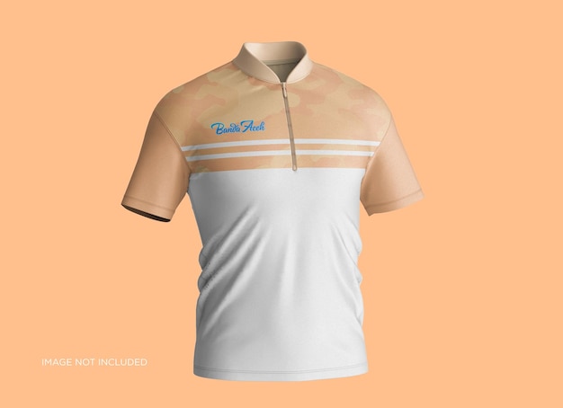 Polo T-Shirt Collar Mandarin Mockup