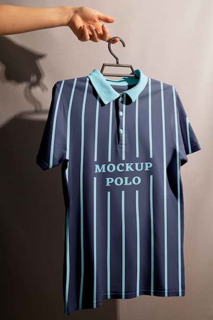 PSD polo t shirt mockup design