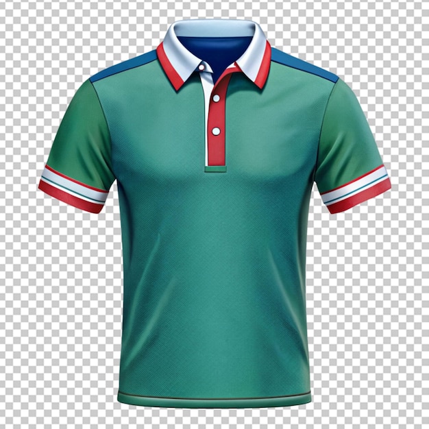 polo t shirt on transparent background