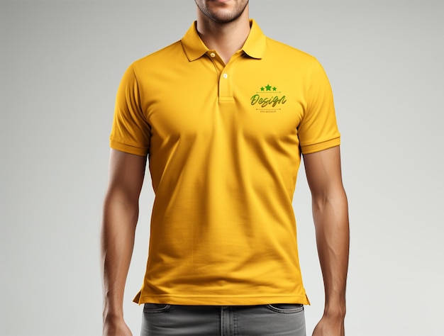 Polo tshirt mockup PSD