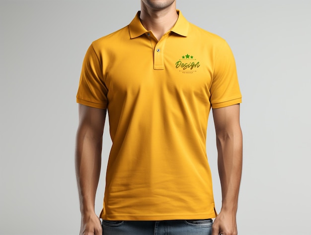 Polo tshirt mockup PSD