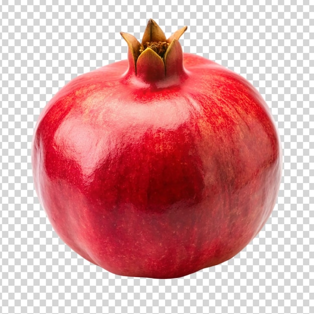 Pomegranate fruit isolated on Transparent background