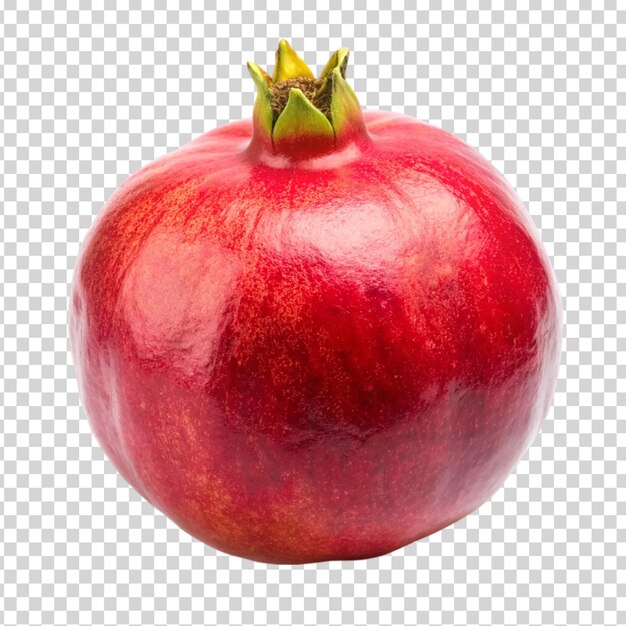 Pomegranate fruit isolated on Transparent background