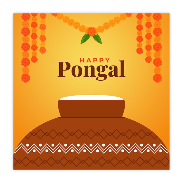 Pongal Social Media Post Template 07