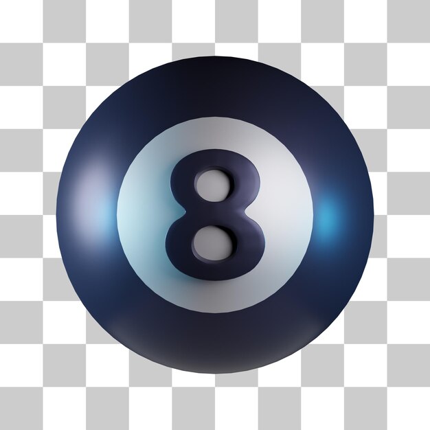 Pool Ball 3D Icon