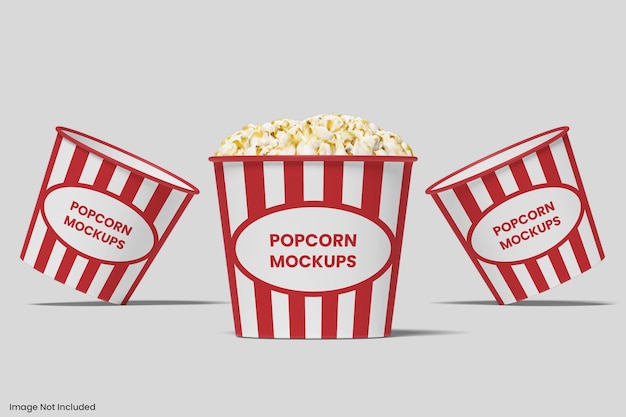 Popcorn Bucket Mockup