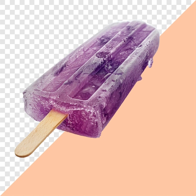 PSD popsicle transparent background isolated image generative ai