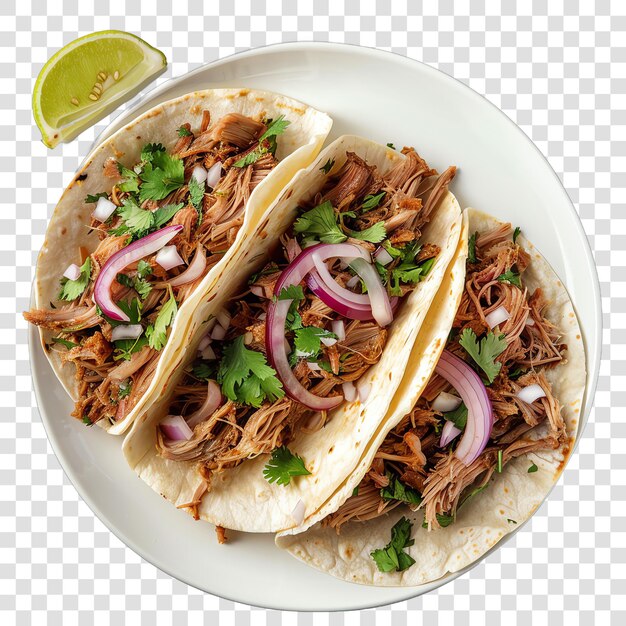 PSD pork carnitas food realistic