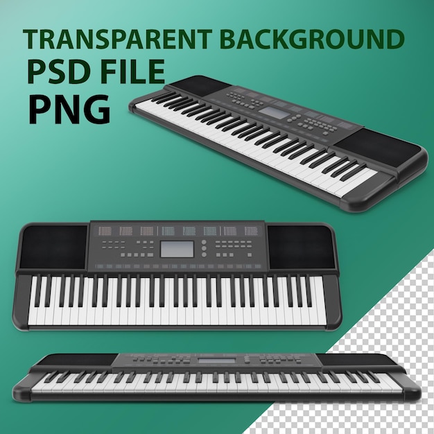 Portable Keyboard Music Instrument PNG