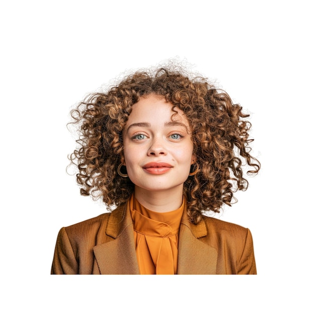 PSD a portrait of an athletic afro man isolated on a white background