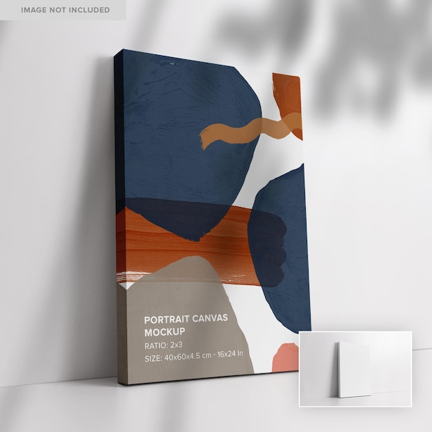 Portrait Canvas Mockup