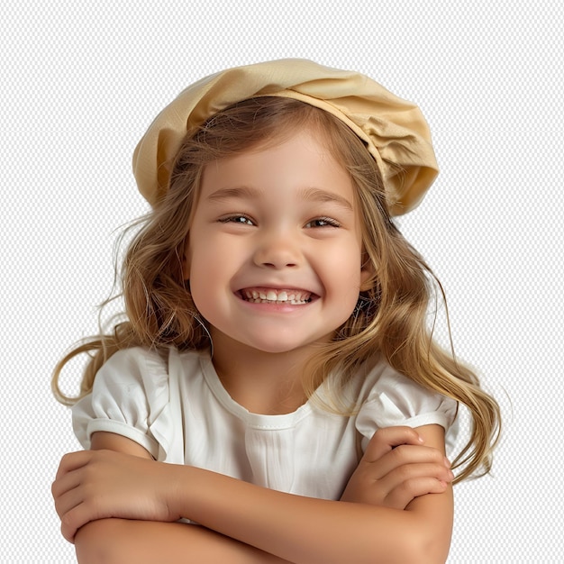 PSD portrait of children on transparent background