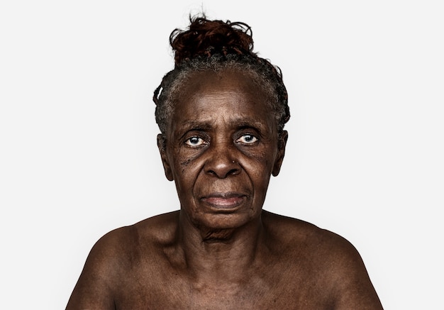 PSD portrait of a congolese woman