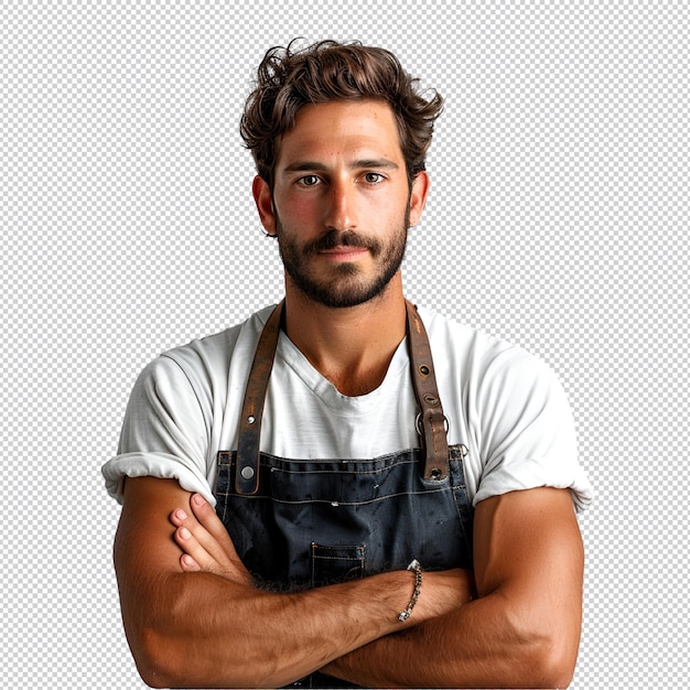 PSD portrait of a male chef