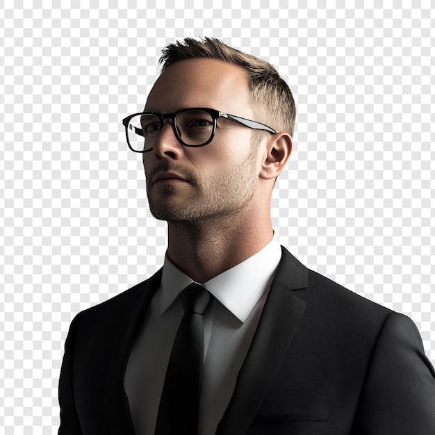 PSD portrait of a man in a suit