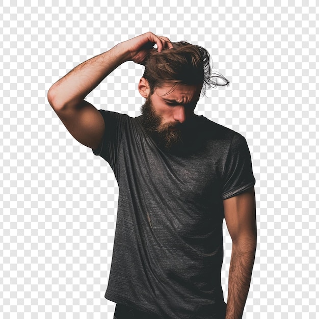 PSD portrait of a man with a beard