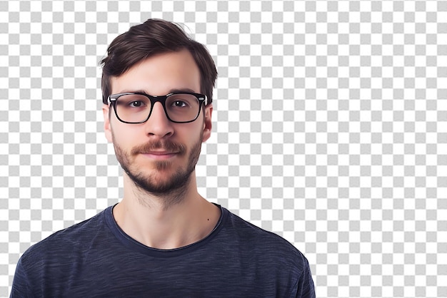 portrait of young man arm crossed on isolated background