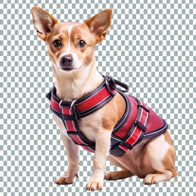 Portuguese podengo breed dog isolated on transparent background