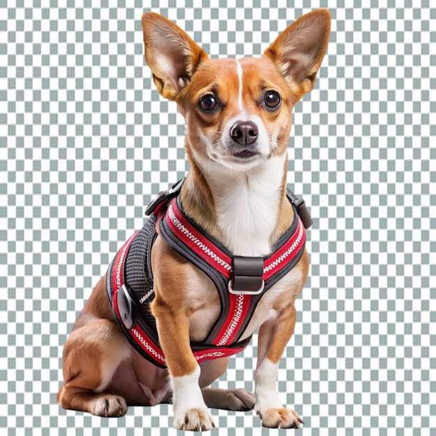 Portuguese podengo breed dog isolated on transparent background