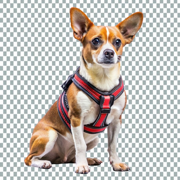 Portuguese podengo breed dog isolated on transparent background