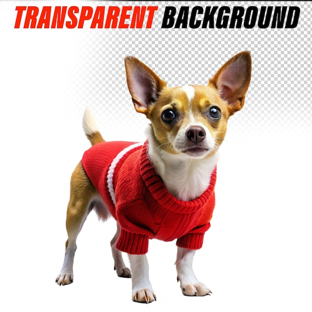 Portuguese podengo breed dog isolated on transparent background